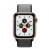 Apple Watch Series 5 // 40мм GPS + Cellular // Корпус из нержавеющей стали золотого цвета, спортивный браслет цвета «тёмный графит» Apple Watch Series 5 // 40мм GPS + Cellular // Корпус из нержавеющей стали золотого цвета, спортивный браслет цвета «тёмный графит»