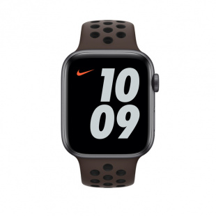 40мм Спортивный ремешок Nike цвета «Тёмный металл/чёрный» для Apple Watch