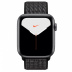 Apple Watch Series 5 // 40мм GPS + Cellular // Корпус из алюминия цвета «серый космос», спортивный браслет Nike чёрного цвета