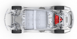 Tesla Model 3 Mid Range Battery White