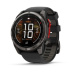 Мультиспортивные часы Garmin Fenix 8 Pro MicroLED (51mm), карбоново-серый DLC-титан, силиконовый ремешок черно-серого цвета