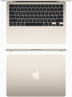 Apple MacBook Air 13" 256 ГБ "Сияющая звезда" (MLY13LL) // Чип Apple M2 8-Core CPU, 8-Core GPU, 8 ГБ, 256 ГБ (2022)