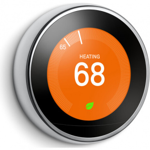 Терморегулятор Google Nest Learning Thermostat, 3-е поколение, Polished Steel