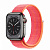 Купить Apple Watch Series 8 // 41мм GPS + Cellular // Корпус из нержавеющей стали графитового цвета, спортивный браслет цвета (PRODUCT)RED