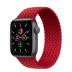 Apple Watch SE // 40мм GPS // Корпус из алюминия цвета «серый космос», плетёный монобраслет цвета PRODUCT(RED) (2020)