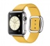 Apple Watch 38 мм, нержавеющая сталь, ремешок цвета «весенняя мимоза» с современной пряжкой