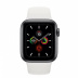 Apple Watch Series 5 // 40мм GPS + Cellular // Корпус из алюминия цвета «серый космос», спортивный ремешок белого цвета