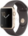Apple Watch Series 1 42мм Корпус из золотистого алюминия, спортивный ремешок цвета «тёмное какао» (MNNN2)