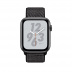 Apple Watch Series 4 Nike+ // 40мм GPS // Корпус из алюминия цвета «серый космос», ремешок из плетёного нейлона Nike чёрного цвета (MU7G2)