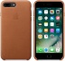 Кожаный чехол для iPhone 7+ (Plus)/8+ (Plus), золотисто-коричневый цвет, оригинальный Apple