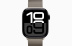 Apple Watch Series 10 // 46мм GPS (Custom) // Черный глянцевый корпус из алюминия, миланский сетчатый браслет натурального цвета Apple Watch Series 10 // 46мм GPS (Custom) // Черный глянцевый корпус из алюминия, миланский сетчатый браслет натурального цвета