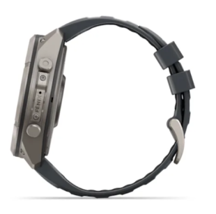 Мультиспортивные часы Garmin Fenix 9 Pro (47mm), титановый корпус, серый силиконовый ремешок (Graphite/Black)