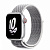 Купить Apple Watch Series 8 // 41мм GPS + Cellular // Корпус из алюминия серебристого цвета, спортивный браслет Nike цвета "снежная вершина/черный"