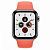 Купить Apple Watch Series 5 // 44мм GPS + Cellular // Корпус из нержавеющей стали цвета «серый космос», спортивный ремешок цвета «спелый клементин»