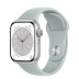 Apple Watch Series 8 // 41мм GPS // Корпус из алюминия серебристого цвета, спортивный ремешок цвета "суккулент"
