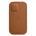 Кожаный чехол-конверт MagSafe для iPhone 12 Pro, золотисто-коричневый цвет