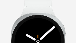  Samsung Galaxy Watch8 ( 44 мм) Wifi+LTE, серебристый корпус, гибридный ремешок белого цвета