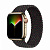 Купить Apple Watch Series 7 // 41мм GPS + Cellular // Корпус из нержавеющей стали золотого цвета, плетёный монобраслет цвета «Black Unity»