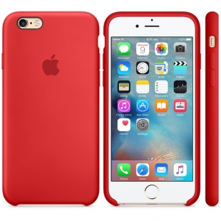 Силиконовый чехол для iPhone 6s – (PRODUCT)RED