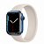 Купить Apple Watch Series 7 // 41мм GPS // Корпус из алюминия синего цвета, монобраслет цвета «сияющая звезда»