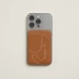 Чехол-бумажник Hermès "Elefante" с MagSafe для iPhone, цвет Gold/ Золото