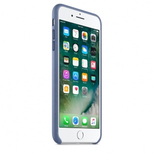 Кожаный чехол для iPhone 7+ (Plus)/8+ (Plus), цвет «синий сапфир», оригинальный Apple