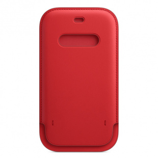 Кожаный чехол-конверт MagSafe для iPhone 12 Pro, цвет (PRODUCT)RED