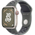 Apple Watch Series 9 // 41мм GPS+Cellular // Корпус из алюминия цвета "сияющая звезда", спортивный ремешок Nike цвета "карго хаки"