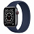 Купить Apple Watch Series 6 // 44мм GPS + Cellular // Корпус из алюминия цвета "серый космос", монобраслет цвета «Тёмный ультрамарин»