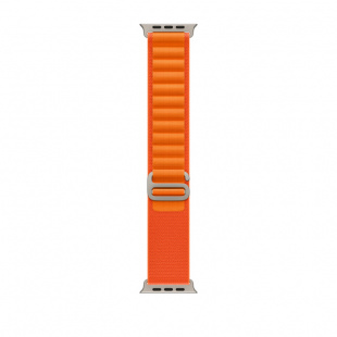 Apple Watch Ultra // 49мм GPS + Cellular // Корпус из титана, ремешок Alpine Loop оранжевого цвета, М