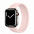 Купить Apple Watch Series 7 // 41мм GPS + Cellular // Корпус из нержавеющей стали графитового цвета, монобраслет цвета «розовый мел»