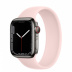 Apple Watch Series 7 // 41мм GPS + Cellular // Корпус из нержавеющей стали графитового цвета, монобраслет цвета «розовый мел»