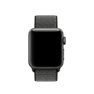 42/44мм Ремешок из плетёного нейлона тёмно-оливкового цвета для Apple Watch