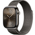 Apple Watch Series 10 // 42мм GPS+Cellular // Корпус из титана натурального цвета, миланский сетчатый браслет сланцевого цвета Apple Watch Series 10 // 42мм GPS+Cellular // Корпус из титана натурального цвета, миланский сетчатый браслет сланцевого цвета