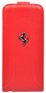 Чехол Ferrari для iPhone 5s FlipFF-Collection-Red