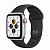 Купить Apple Watch SE // 40мм GPS + Cellular // Корпус из алюминия серебристого цвета, спортивный ремешок чёрного цвета (2020)