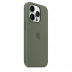 Силиконовый чехол MagSafe для iPhone 14 Pro, цвет Olive/Оливковый