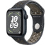 Apple Watch SE // 40мм GPS // Корпус из алюминия цвета «тёмная ночь», спортивный ремешок Nike цвета «Полуночное небо» (2024)