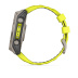 Мультиспортивные часы Garmin Fenix 8 (51mm) Solar, Sapphire, титановый серый корпус, желтый  силиконовый ремешок