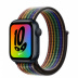 Apple Watch Series 8 // 41мм GPS // Корпус из алюминия цвета "темная ночь", спортивный браслет Nike цвета Pride Edition