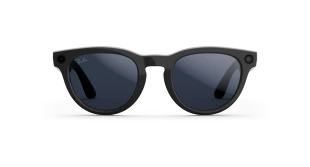 Умные очки Ray-Ban  Headliner (2-gen) (Черная глянцевая оправа, прозрачно-сапфировые фотохромные линзы)