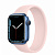 Купить Apple Watch Series 7 // 41мм GPS // Корпус из алюминия синего цвета, монобраслет цвета «розовый мел»