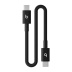 Короткий плетеный кабель Beats USB‑C — USB‑C  (20 см) — Bolt Black