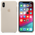 Силиконовый чехол для iPhone Xs Max, бежевый цвет, оригинальный Apple