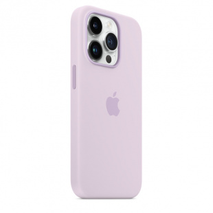 Силиконовый чехол MagSafe для iPhone 14 Pro Max, цвет Lilac/Сирень