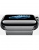Apple Watch 38 мм, нержавеющая сталь "чёрный космос", блочный браслет "чёрный космос"