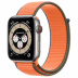 Apple Watch Series 6 // 44мм GPS + Cellular // Корпус из титана, спортивный браслет цвета «Кумкват»
