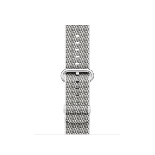 42/44мм Ремешок из плетёного нейлона белого цвета (сетчатый-узор) для Apple Watch