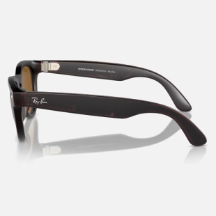 Умные очки Ray-Ban Stories Headliner (Черная матовая оправа, коричневые линзы)