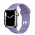 Купить Apple Watch Series 7 // 41мм GPS + Cellular // Корпус из нержавеющей стали серебристого цвета, спортивный ремешок цвета «английская лаванда»